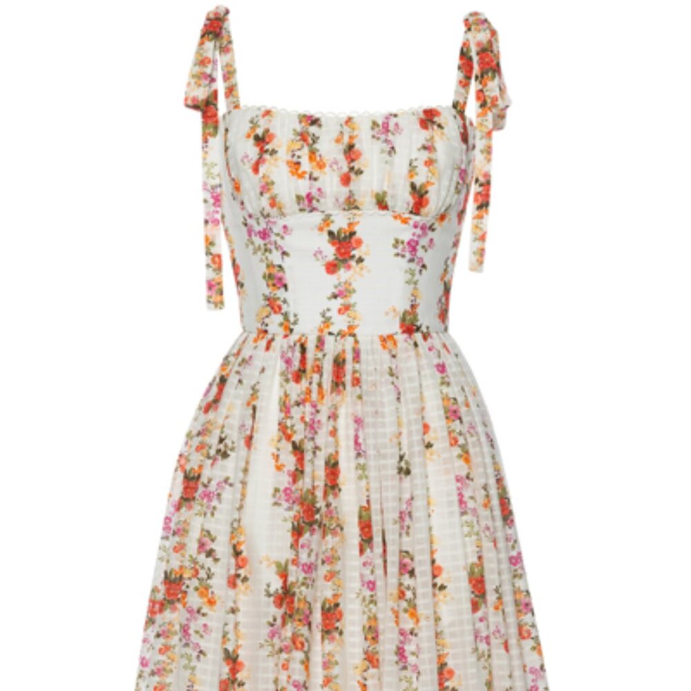 Lena Hoschek Teatime Cotton Midi Dress